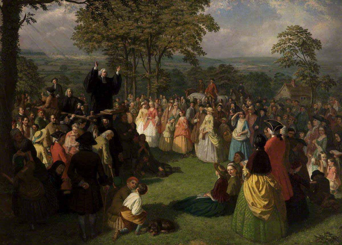 Walley, Thomas; George Whitefield Preaching in Bolton, June 1750; Bolton Library & Museum Services, Bolton Council; http://www.artuk.org/artworks/george-whitefield-preaching-in-bolton-june-1750-163882