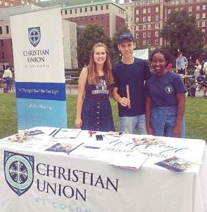 Students involved with Christian Union’s ministry at Columbia University were energized as they prepared to reach out to members of the class of 2022.